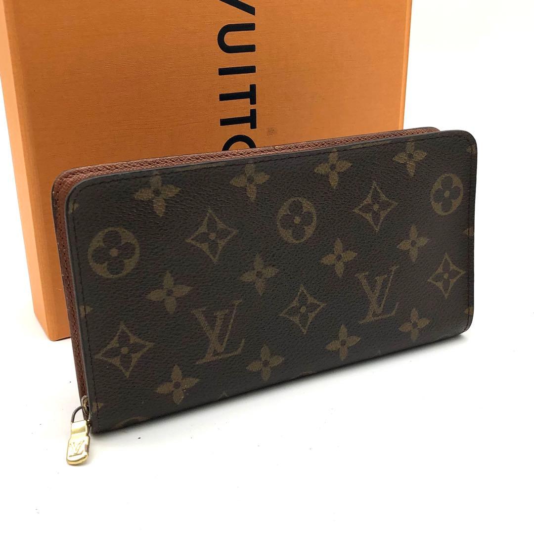 ルイヴィトン 長財布 モノグラム ラウンドファスナー ポルトモネジップ