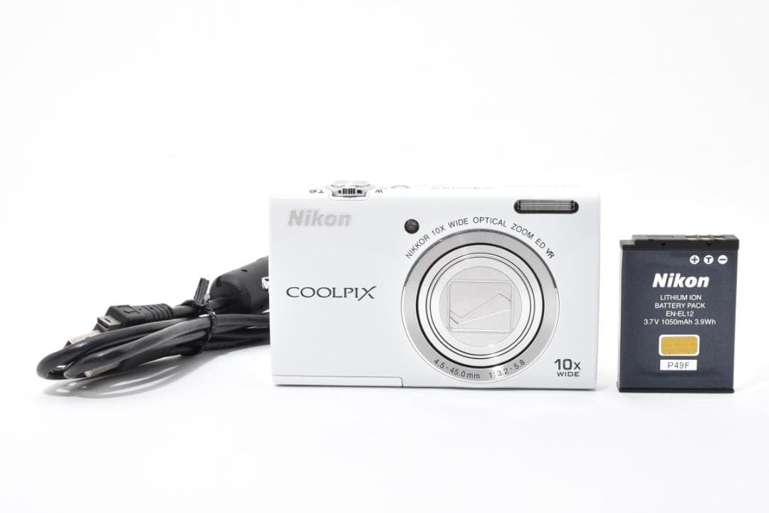 動作品Nikon COOLPIX S6200ニコン デジカメ ホワイト#959 - メルカリ