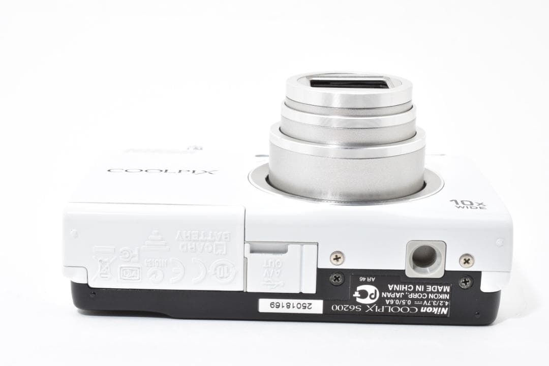 動作品Nikon COOLPIX S6200ニコン デジカメ ホワイト#959 - メルカリ