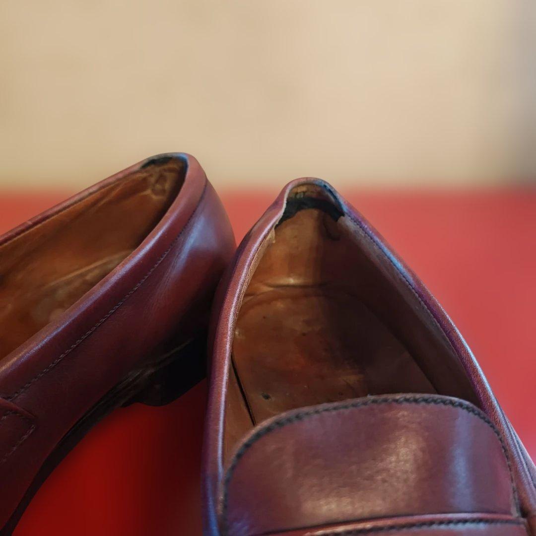 J.M.WESTON 180 シグニチャーローファー 5.5 D バーガンディ