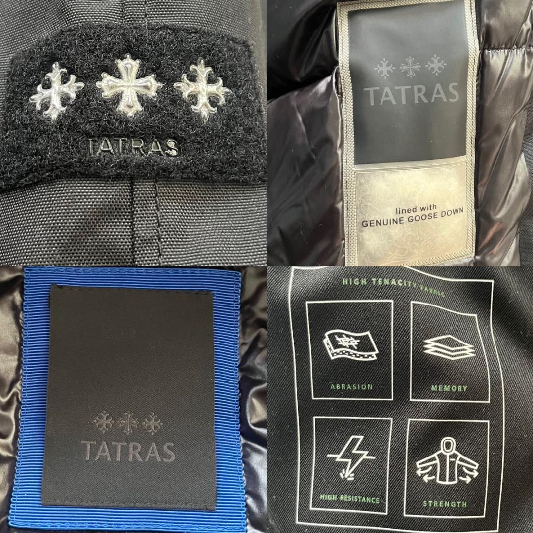 【極美品】TATRAS タトラス ボラスコ ダウンコート　ファー　黒 メンズ　5