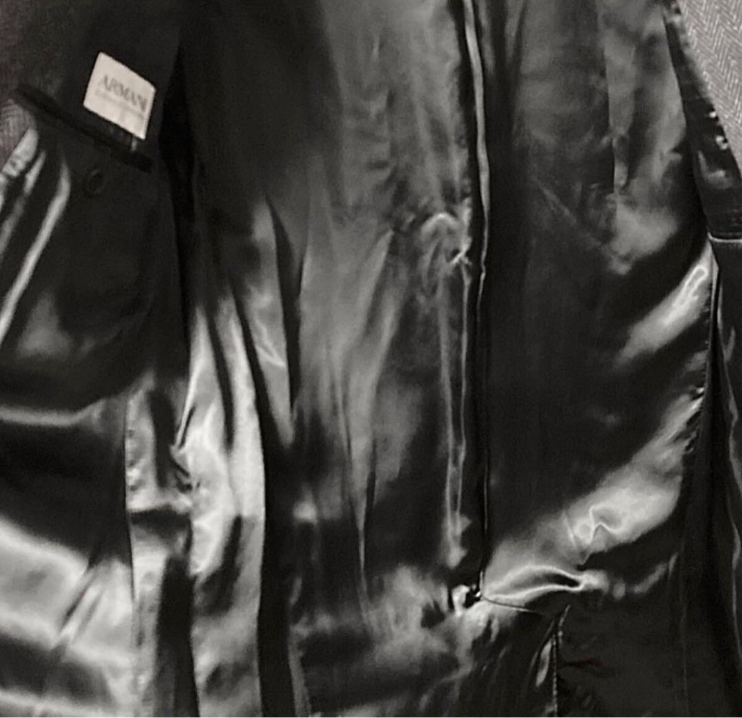 未使用級 カシミア混ぜ　ARMANI COLLEZIONI チェスターコート