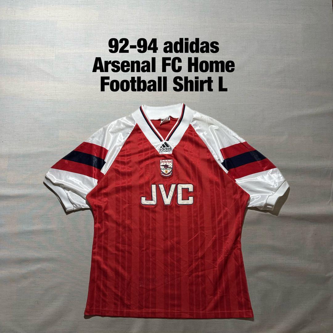 92-94 adidas アーセナルFC ホーム サッカー ユニフォーム LL - メルカリ