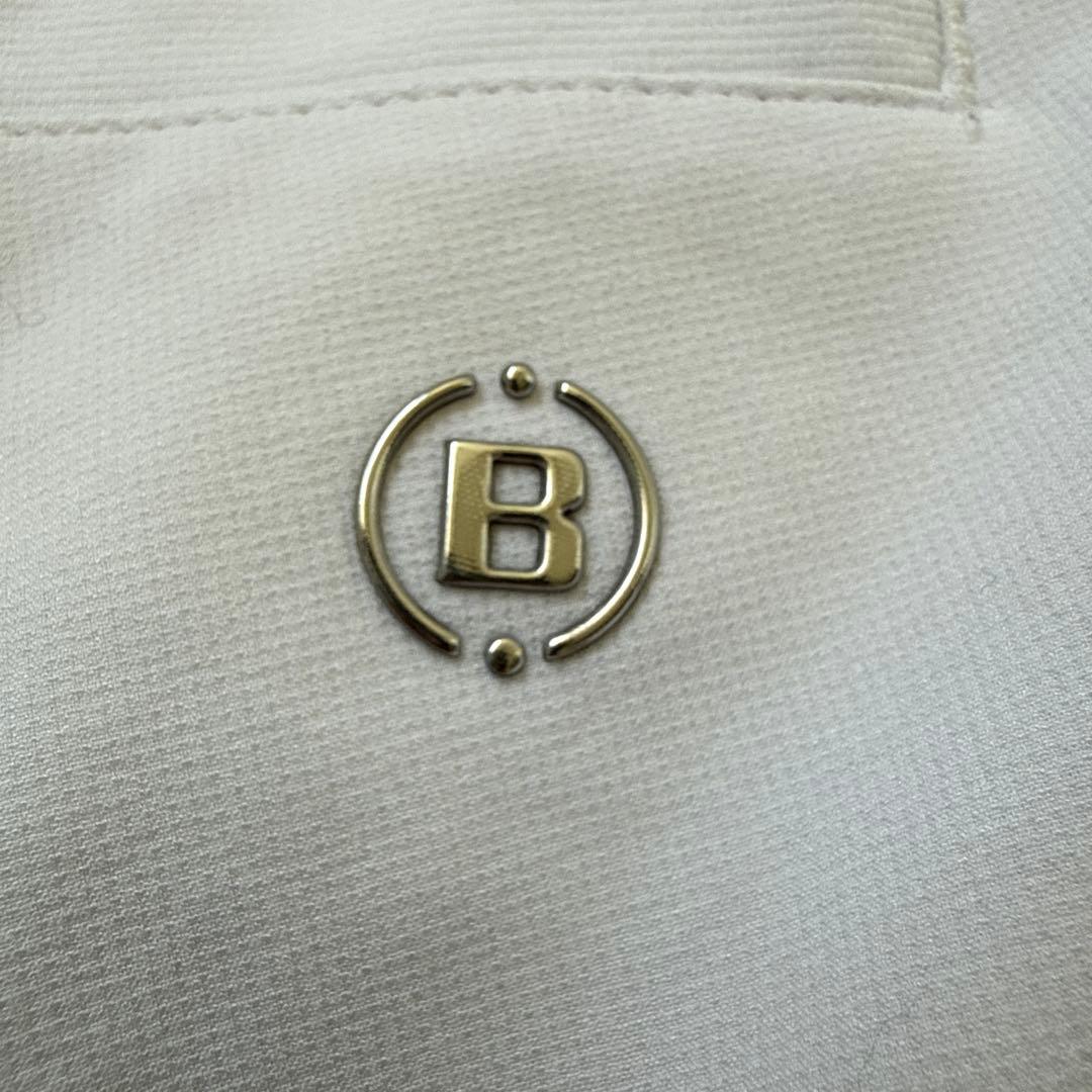 ブリーフィングゴルフ　パンツ　白　L〜XL相当　センタープレス　ストレッチ素材