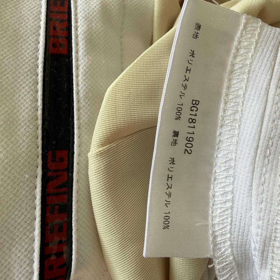 ブリーフィングゴルフ　パンツ　白　L〜XL相当　センタープレス　ストレッチ素材