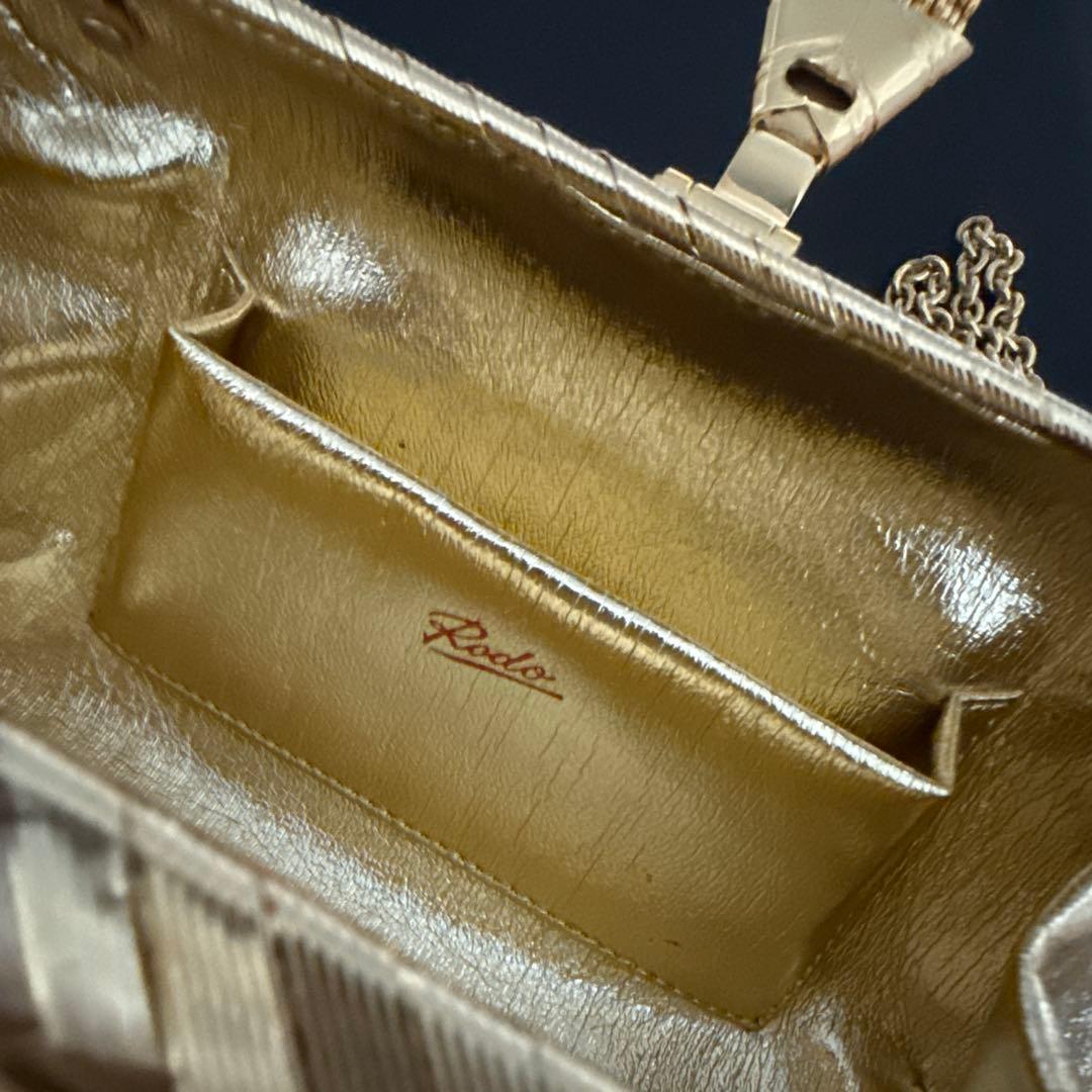 RODO ITALY製　ショルダーバック　パーティバック