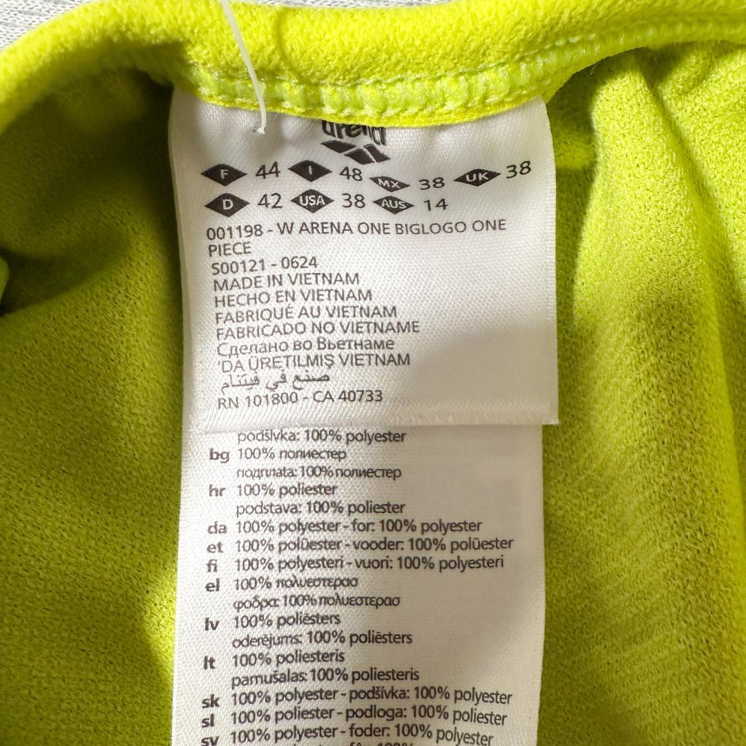 Arena アリーナ 競泳水着 Big logo navy USA38