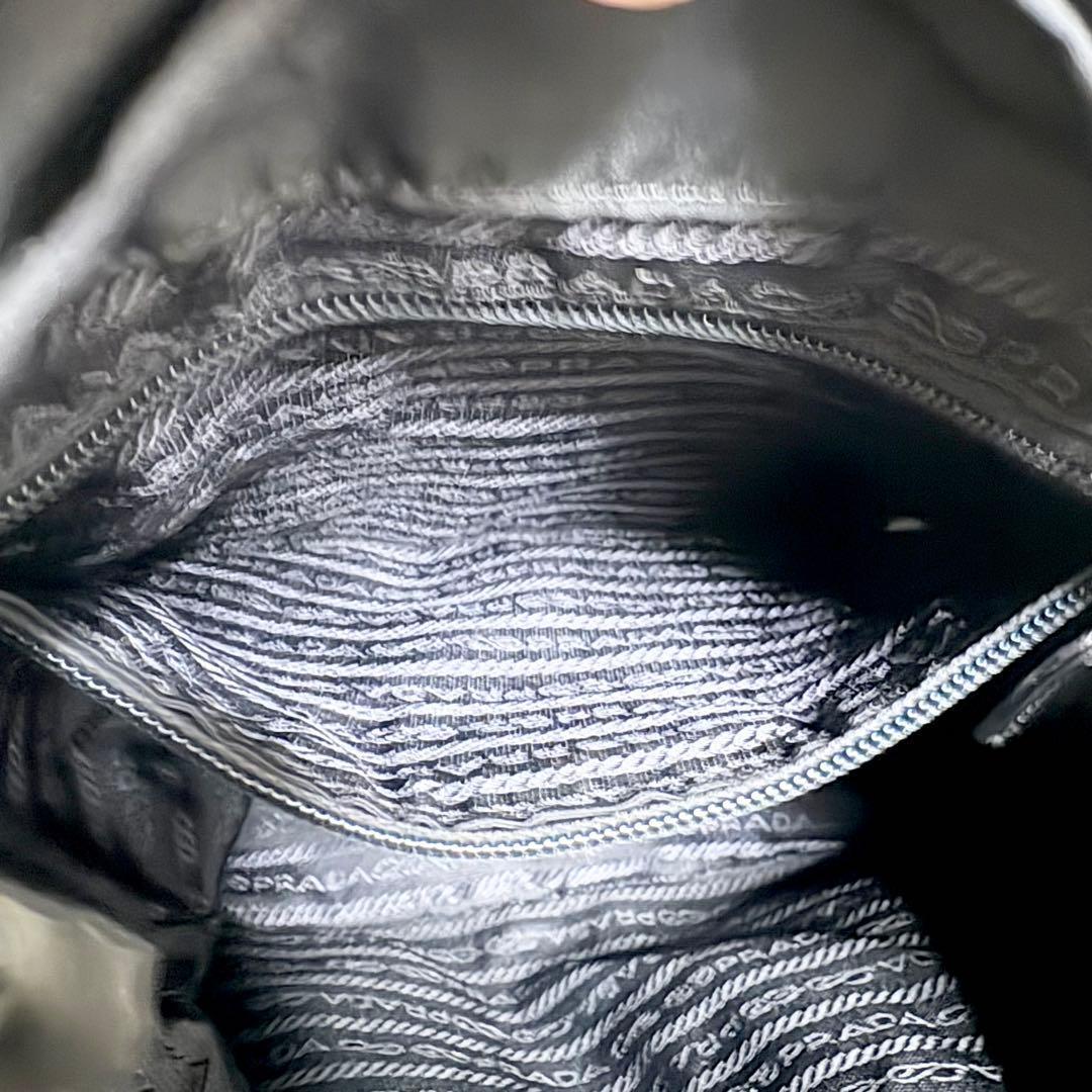 極美品　PRADA プラダ リュック バックパック 三角ロゴ　巾着 ナイロン