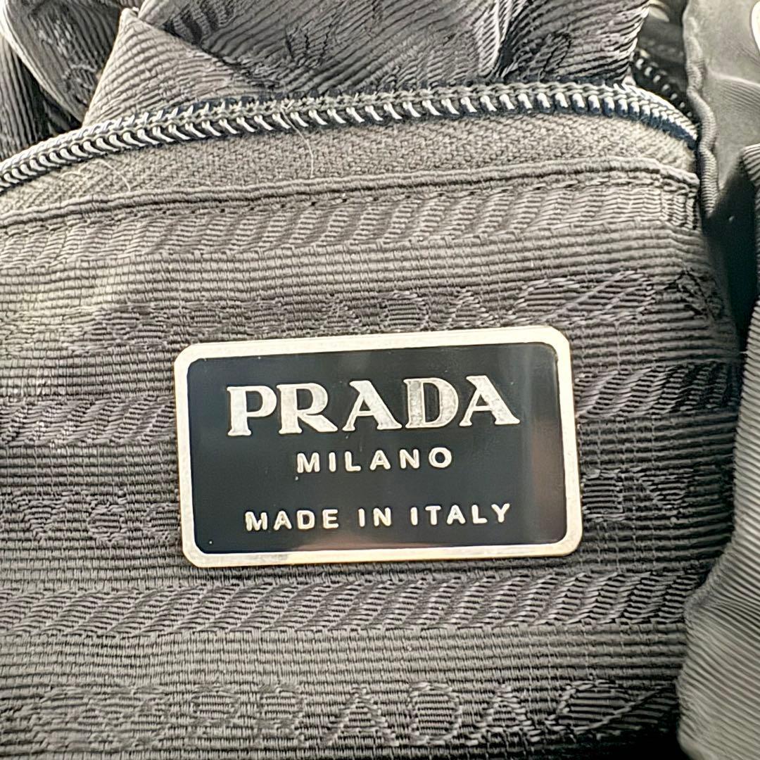 極美品　PRADA プラダ リュック バックパック 三角ロゴ　巾着 ナイロン