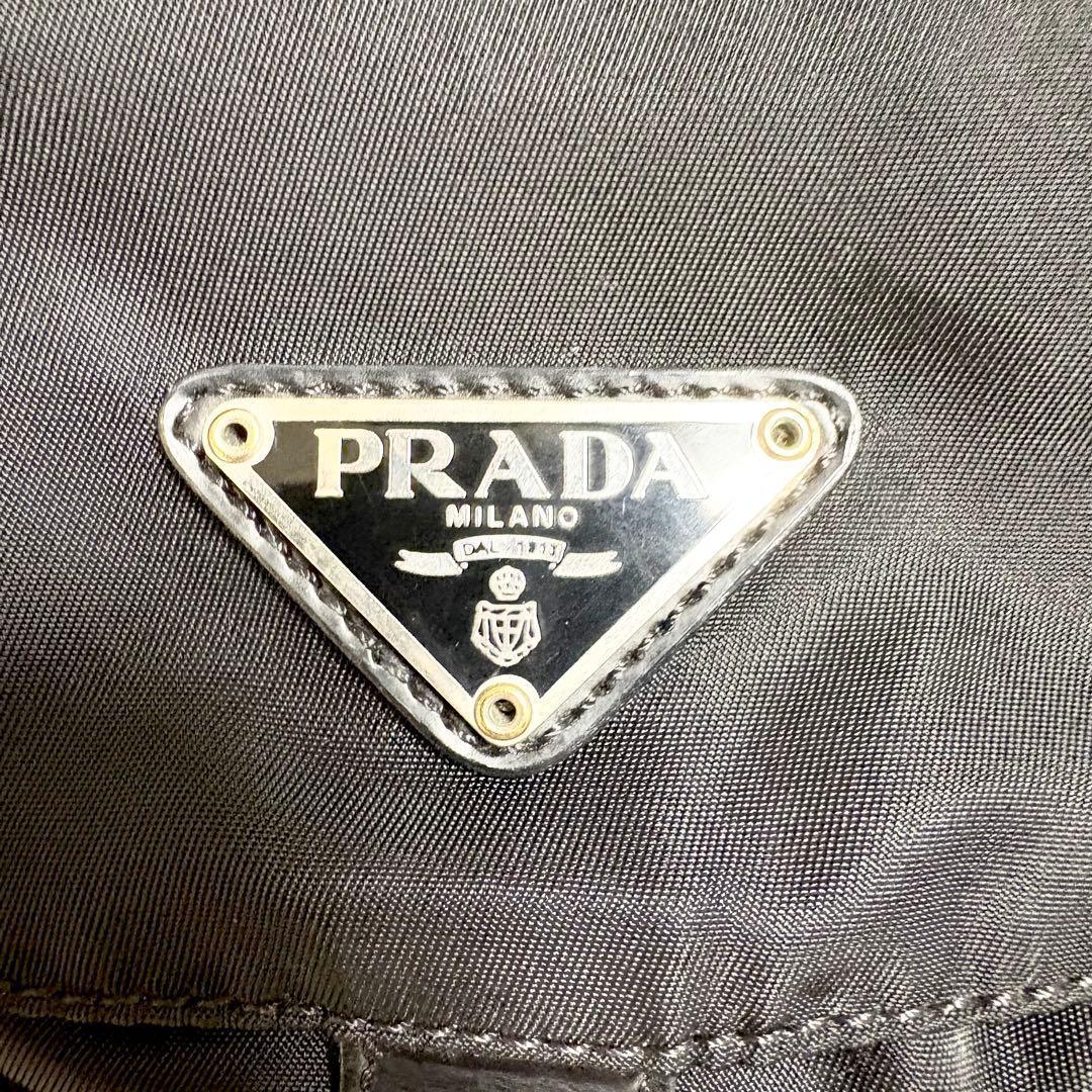 極美品　PRADA プラダ リュック バックパック 三角ロゴ　巾着 ナイロン