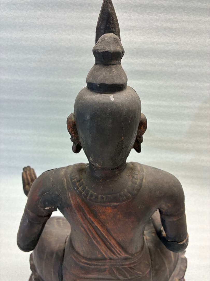 仏像 木彫り 時代物 高さ約41㎝