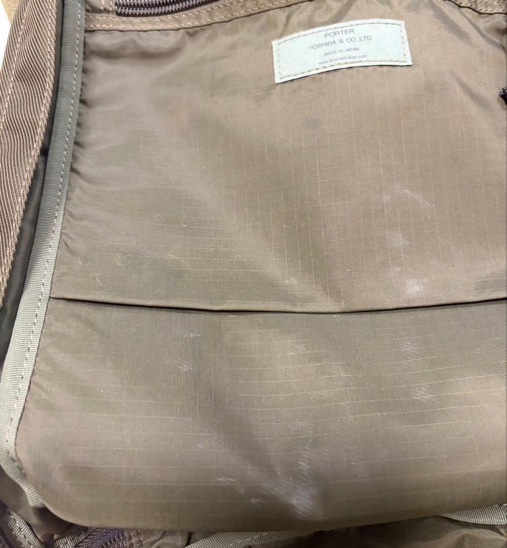 PORTER UNIT スリングショルダーバッグ　L カーキ色