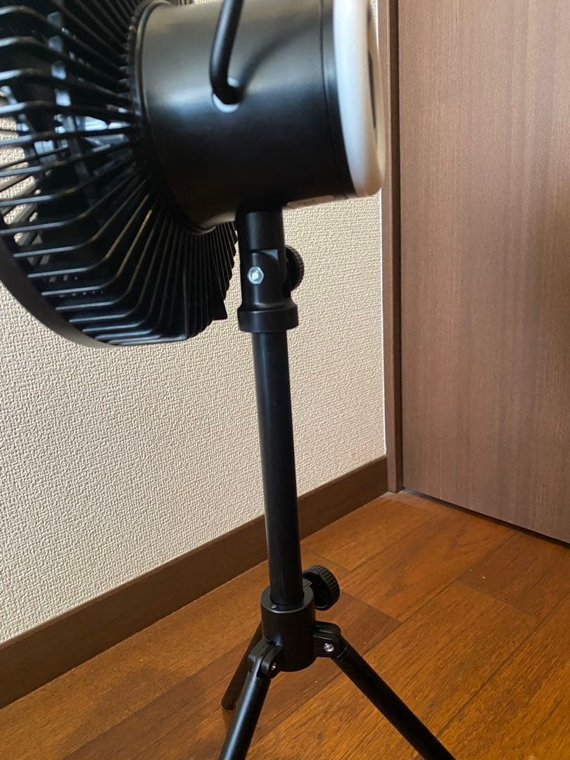 美品　LACITA ENERFAN2 ポータブルファン　ブラック