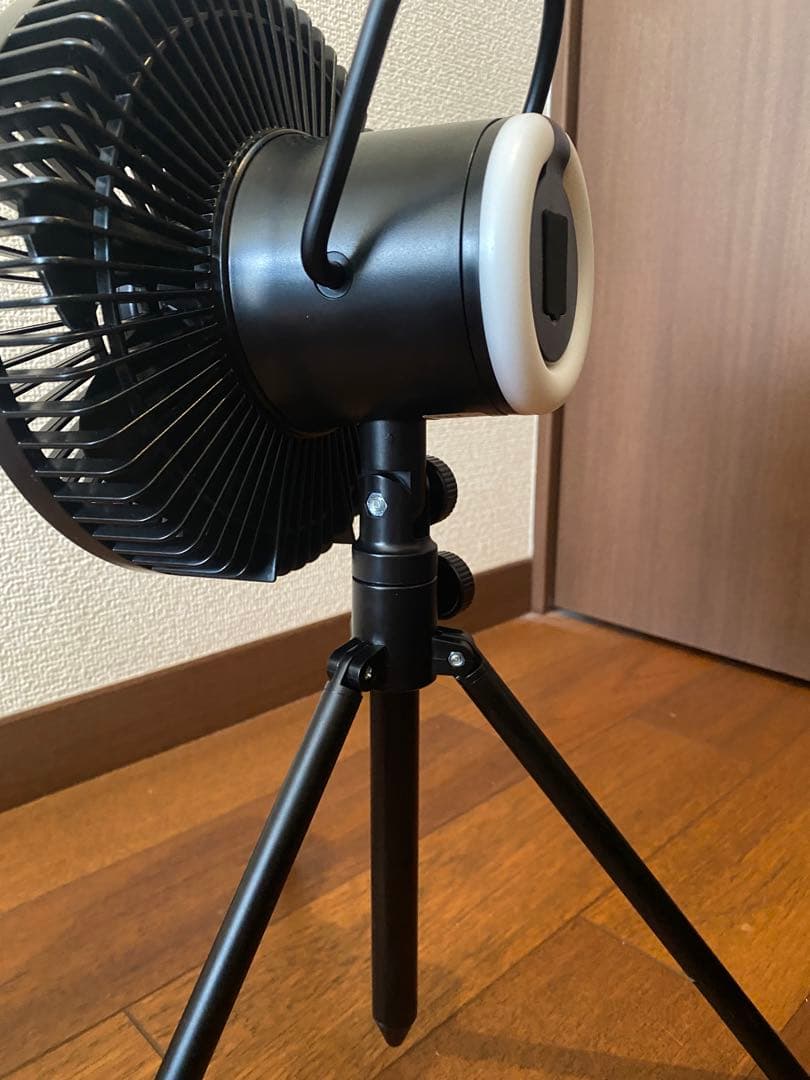 美品　LACITA ENERFAN2 ポータブルファン　ブラック