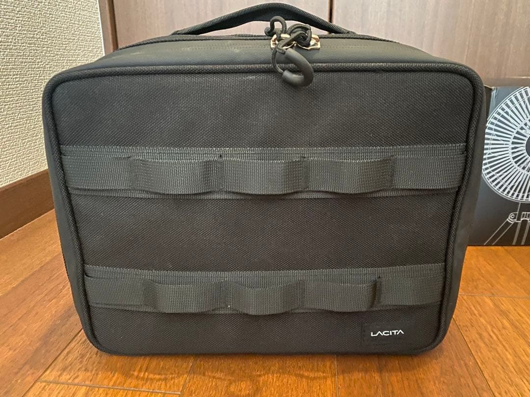 美品　LACITA ENERFAN2 ポータブルファン　ブラック