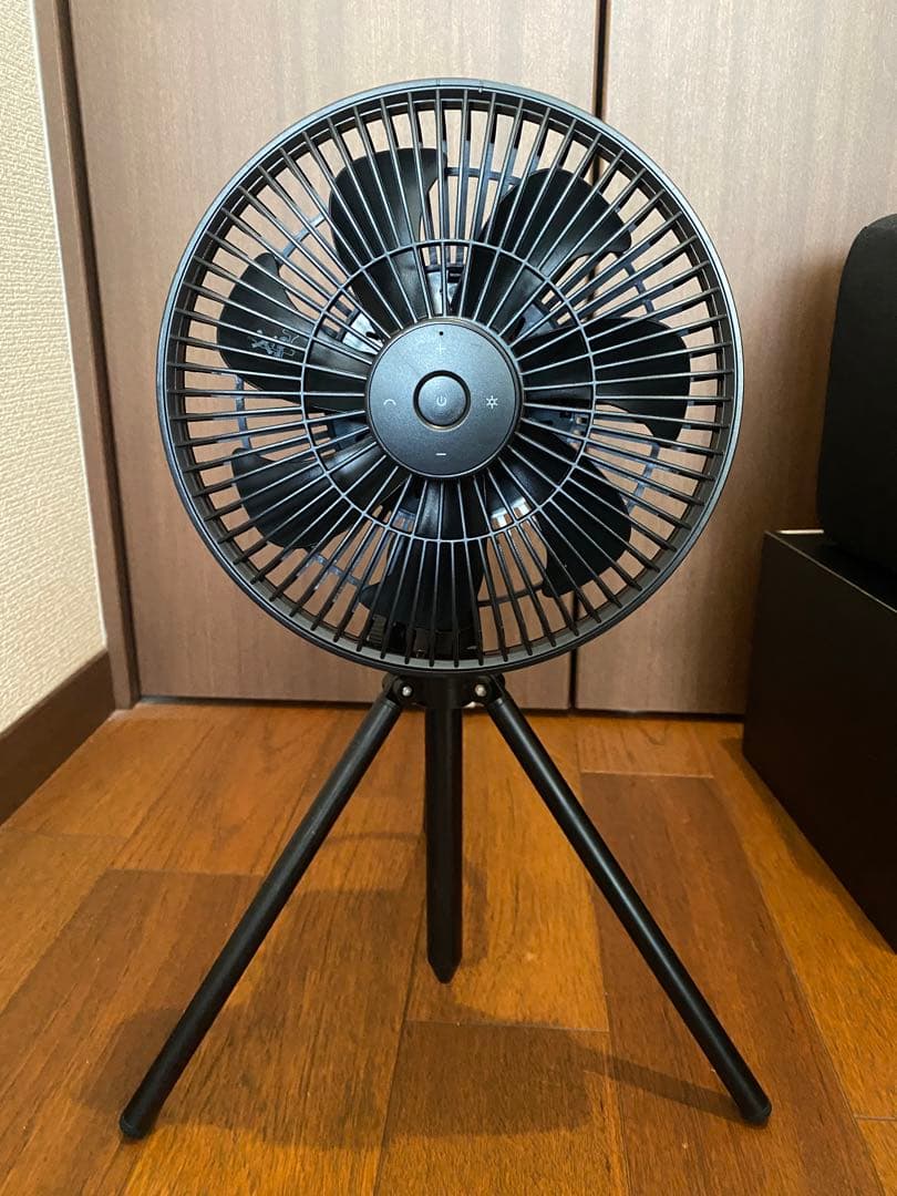 美品　LACITA ENERFAN2 ポータブルファン　ブラック