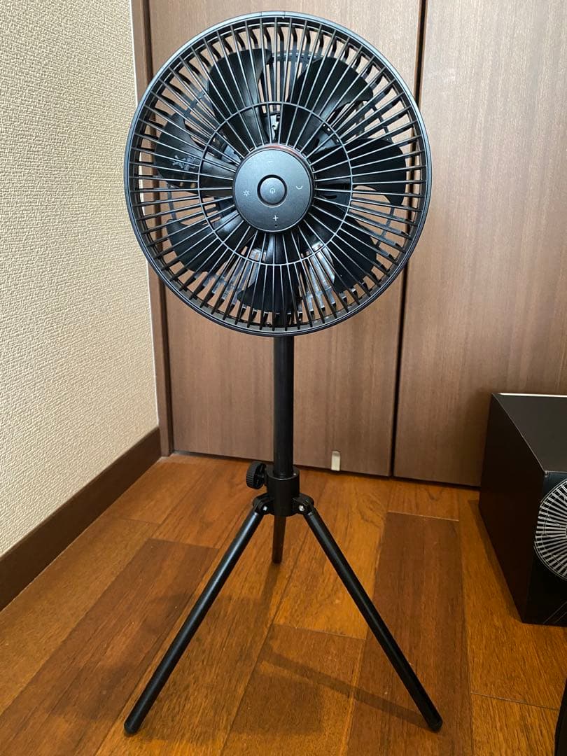 美品　LACITA ENERFAN2 ポータブルファン　ブラック