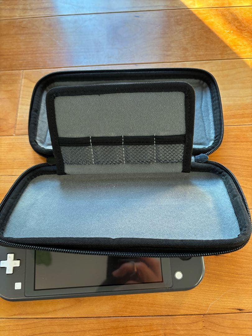 Nintendo Switch Lite グレー 本体　【ジャンク】ケース付き