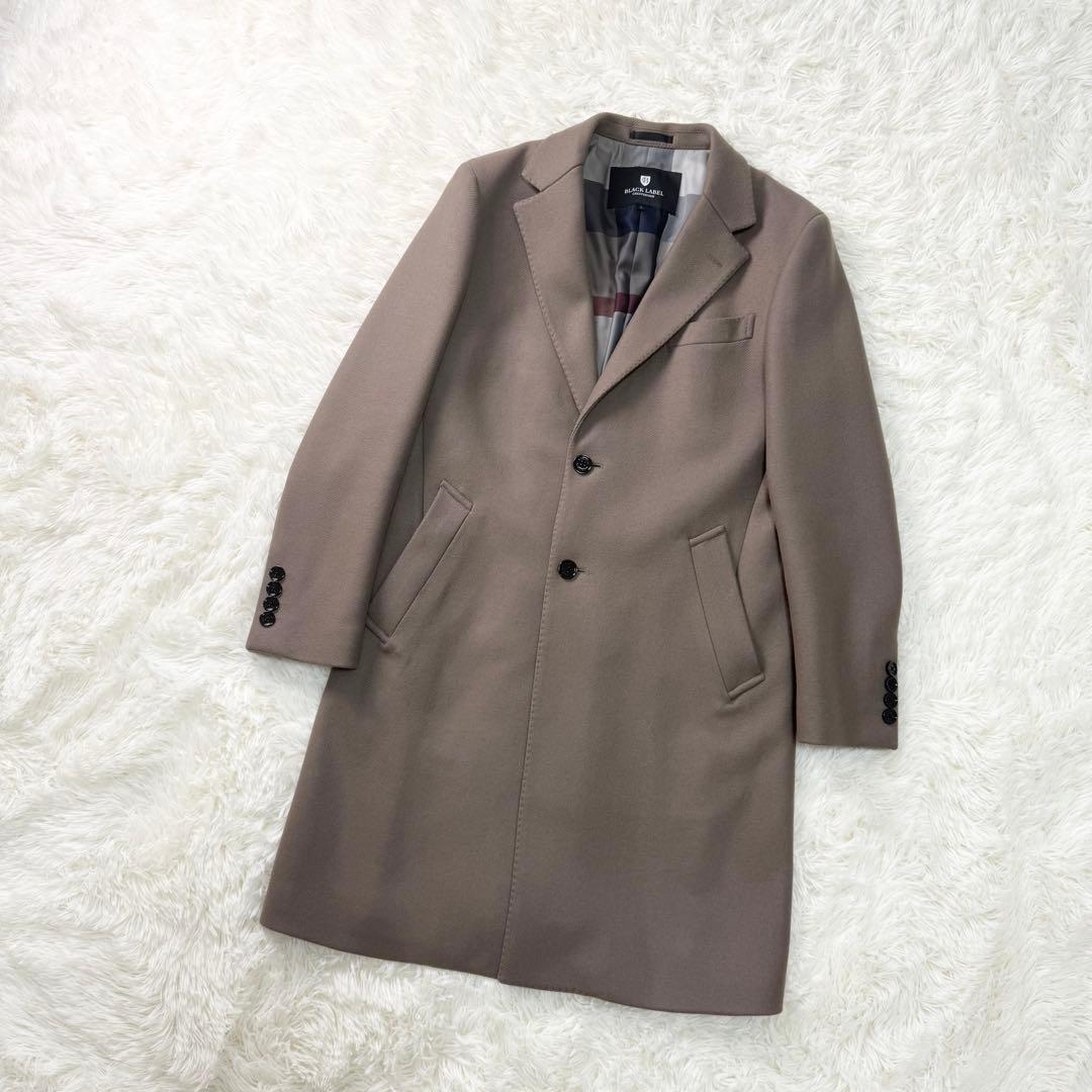 ブラックレーベルクレストブリッジ シャイニーメルトンチェスターコート Lサイズ