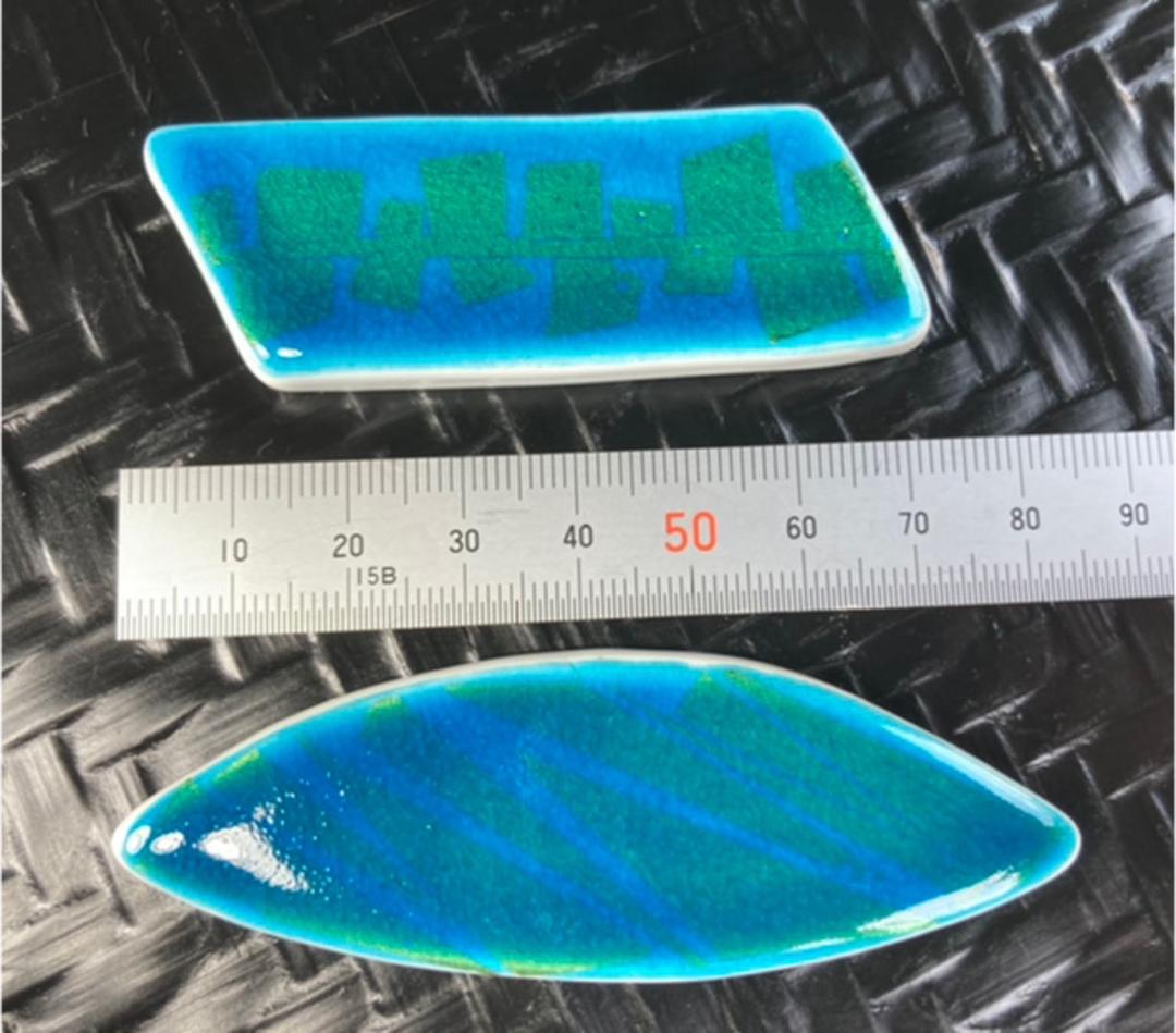 小野珀子 釉裏金彩 遊 箸置き 佐賀県重要無形文化財