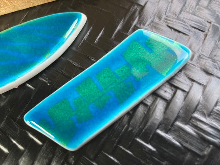 小野珀子 釉裏金彩 遊 箸置き 佐賀県重要無形文化財 A97691471 - 工芸