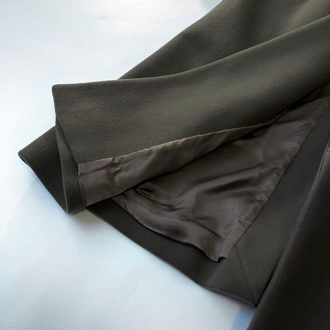 美品 ユナイテッドアローズ 定価5.7万 スタンドカラーコート ウール100%