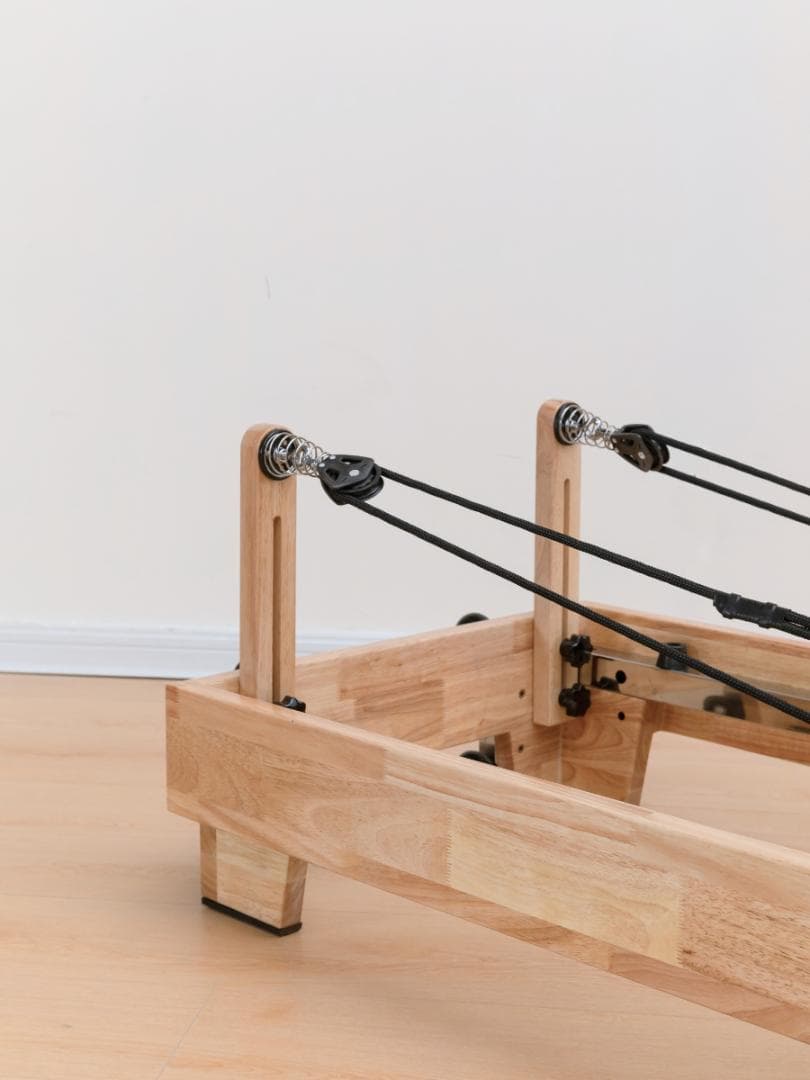 Kelly様新品ウッドフォルダブルピラティスリフォーマー セット【1点物