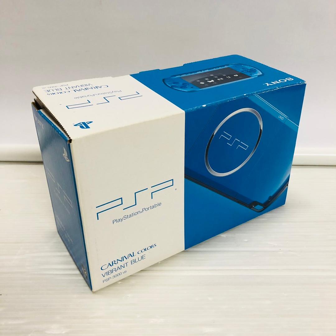 ★未使用品★極美品PlayStationバイブラントブルーPSP3000PB★訳