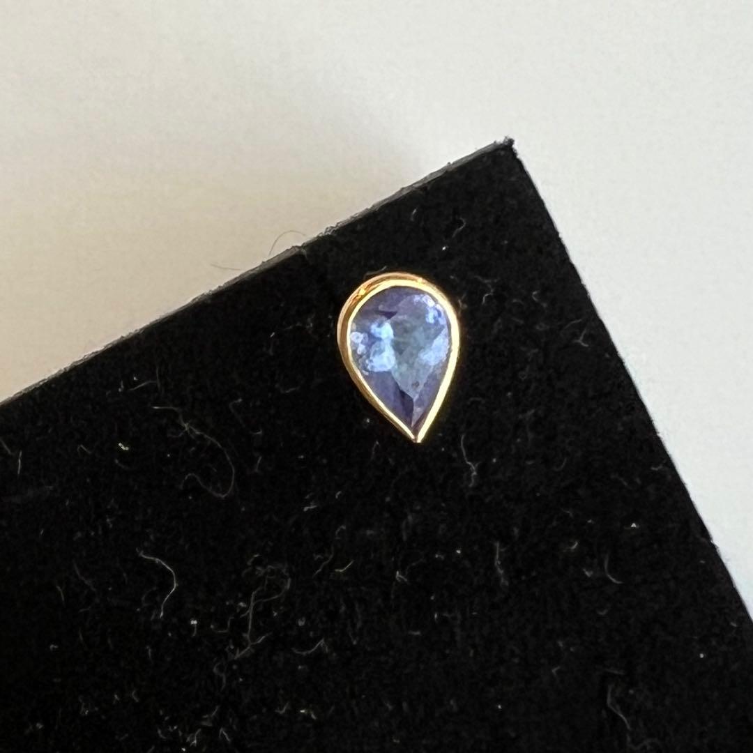 アルティーダウード　スタッドピアス　K10 タンザナイト(片耳用)