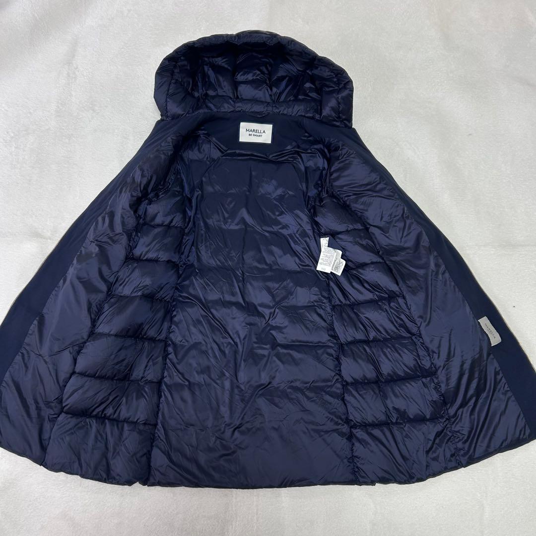 美品✨マックスマーラ✨マレーラ　切り替え フーデットコート　ダウンコート　42