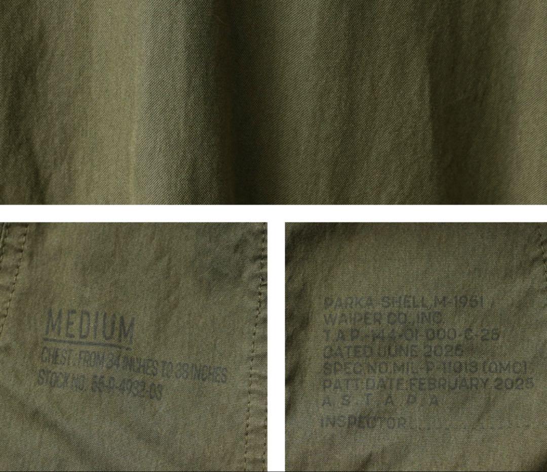 WAIPER米軍 M-51フィッシュテールパーカー モッズコートWP1109XS