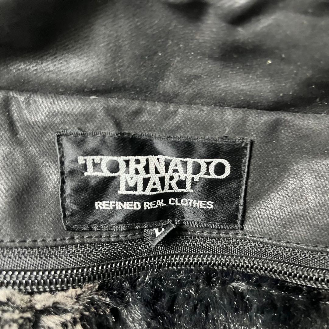 TORNADO MART リアルファージャケット　Y2K 黒　L