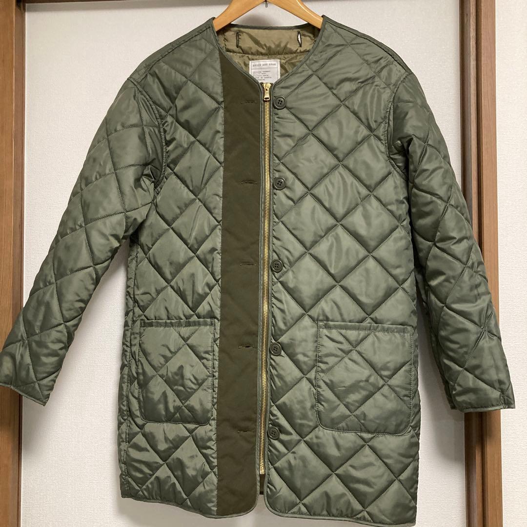 スピックアンドスパン　ファー付きモッズコート