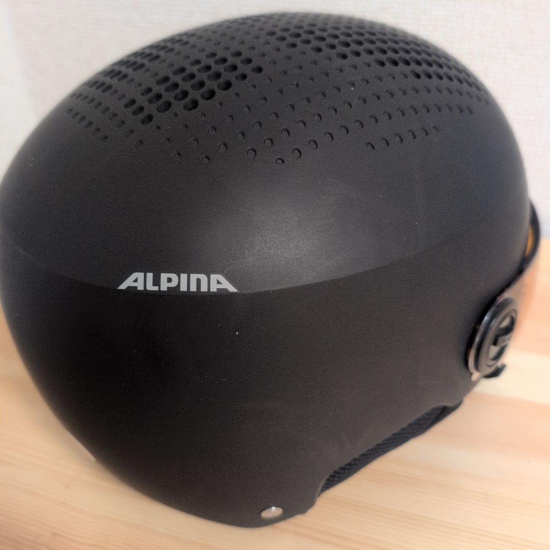 ALPINA スノーボード バイザー付 ヘルメット 58-61cm