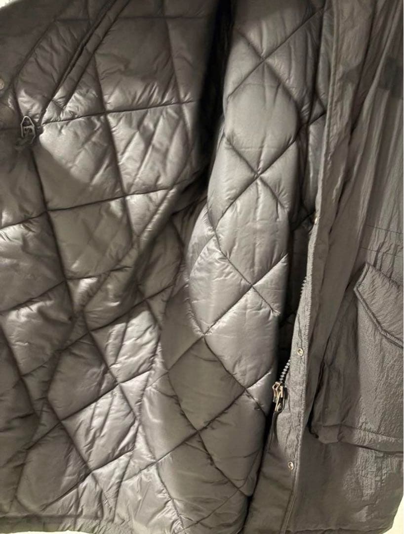 BEAMS ビームス　プリマロフトモッズコート ブラック　M