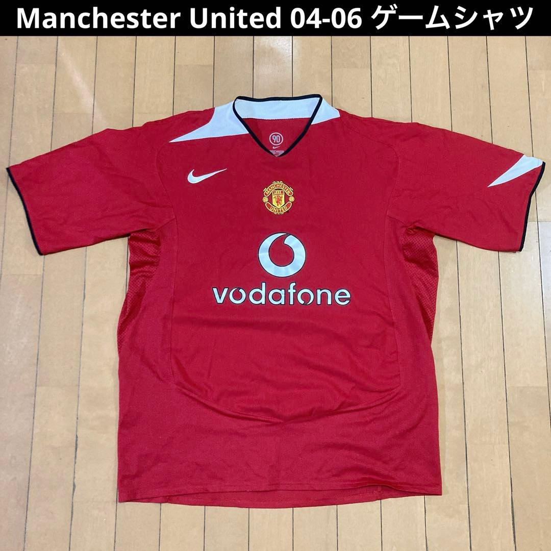 【良品】NIKE マンチェスターユナイテッド 2004-2006 ゲームシャツ