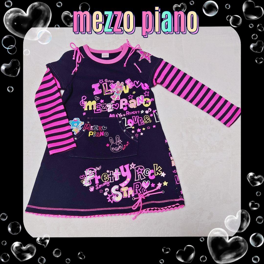 ❤メゾピアノ❤ミミポポ✨みみぽぽ✨ロック系✨平成レトロ✨ワンピース