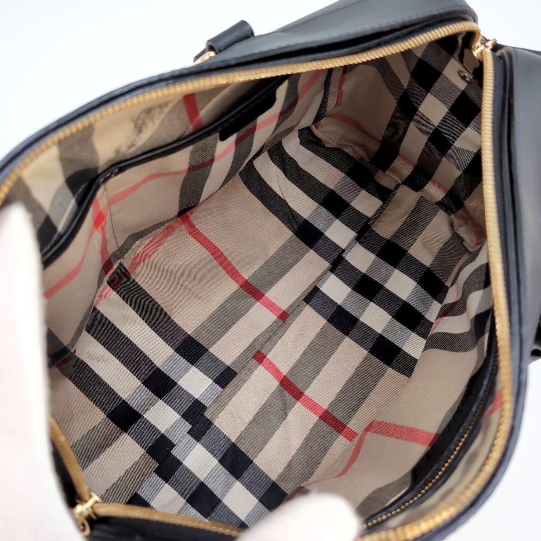 BURBERRY ボストン 2way ボウリングバッグ y2k ブラック