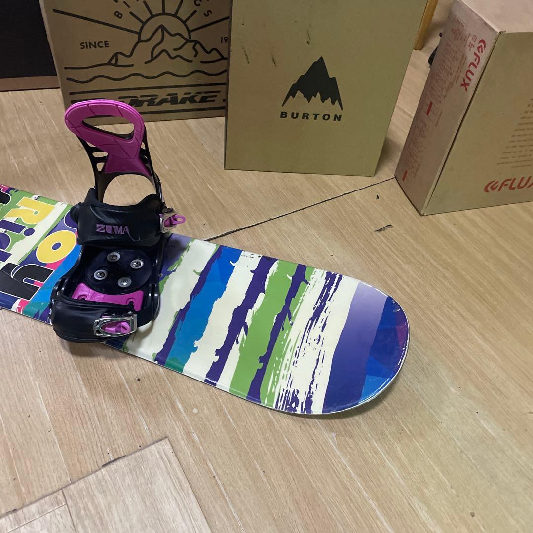 JOYRIDE×ZUMA　キッズスノーボードセット　バインディング付きセット