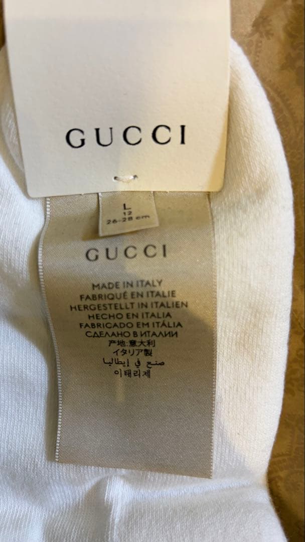 GUCCI ホワイトソックス Lサイズ