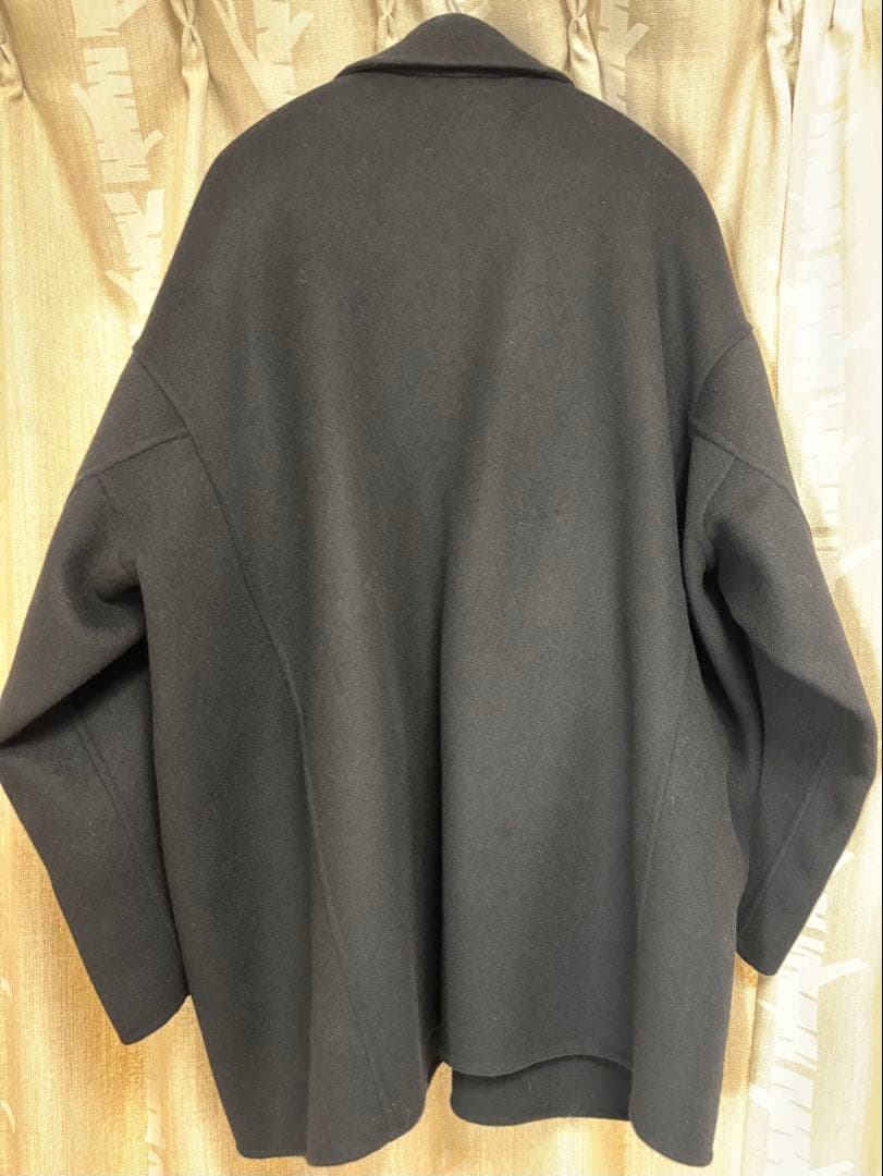 【未使用】BEAUTY&YOUTH リバー テーラードミドルコート　黒M