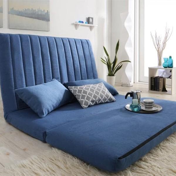 大人気！！3WAYで使えるソファ【ソファ　カウチ　ベッド】【ホワイト】