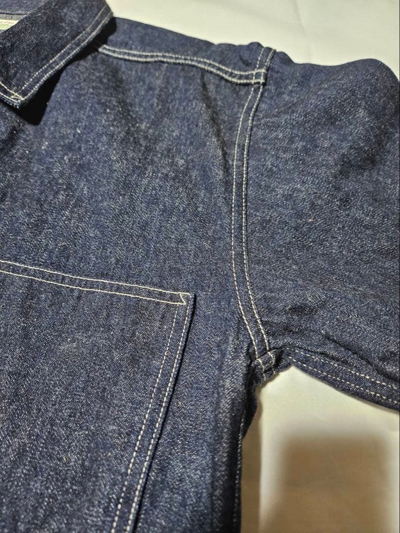 WAREHOUSE U.S.ARMY DENIM PULL OVER　サイズ38