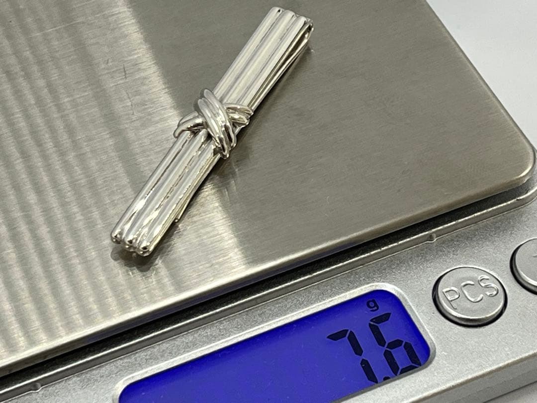 h588 美品 ティファニー 1992 シグネチャー ネクタイピン 925