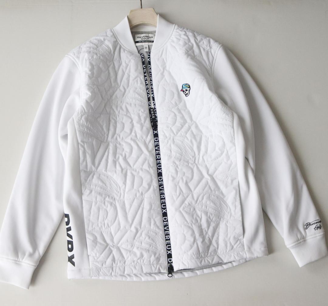 新品タグ付【デヴァローゴルフ】DVRX中綿キルトFull Zip ジャケット M