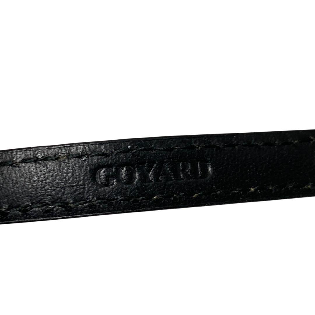 美品 ゴヤールGOYARD ヘリンボーン レザーブレスレット 高島屋 限定