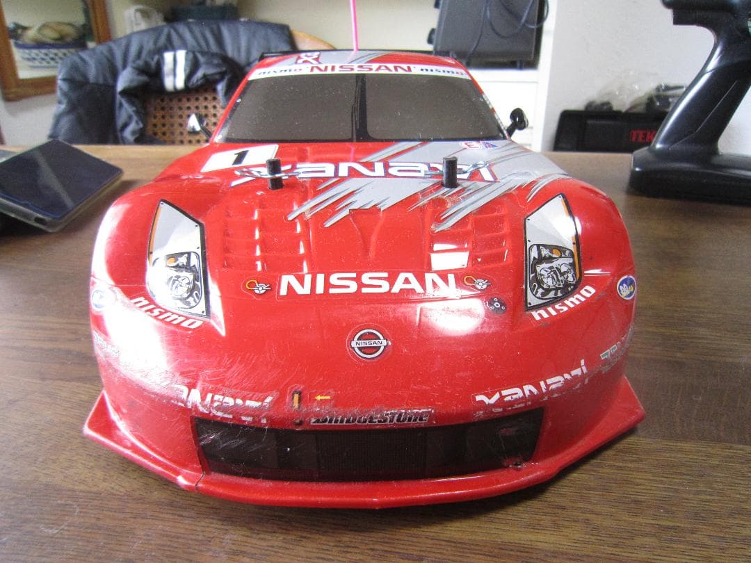 完全動作品 1/10 TKワークス フルコンバ 大会参戦車輛 TT01R ワイド