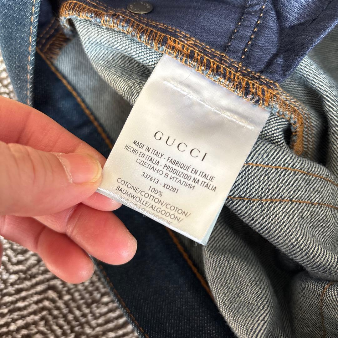 GUCCI ストレートデニム ダークブルー