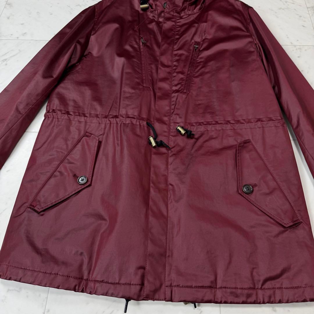 ポールスミス ライナー付き モッズコート マウンテンパーカー ボルドー XL