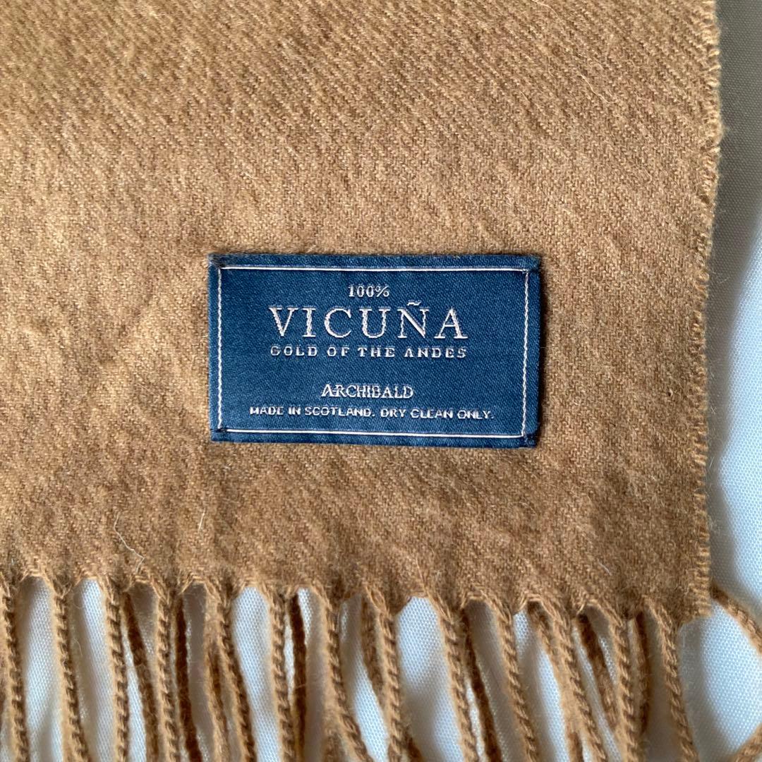 ARCHIBALD LONDON マフラー スカーフ VICUNA 100%